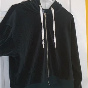 Never Worn: Forever 21 Suede Green Hoodie